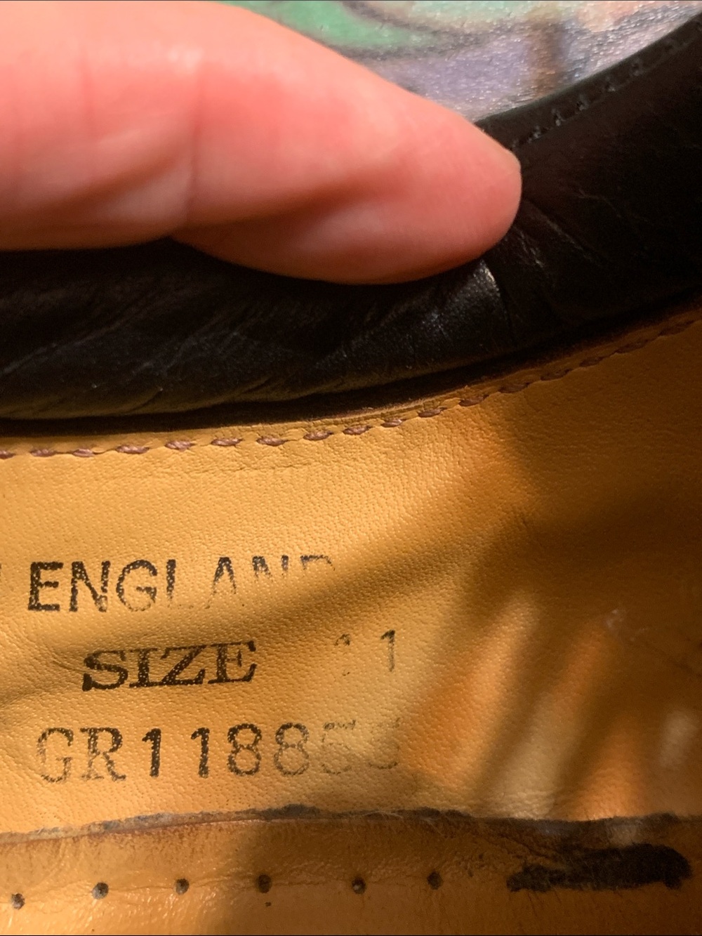 Dr. MARTEN’S  Brown Leather Derby Shoes with Yellow Stitching size 11 UK - Picture 9 of 9